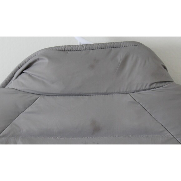 Peter Manning Size 3 New York Grey Duck Down Puffer Jacket zip pockets - Picture 9 of 13